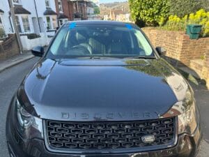 Discovery SUV with a windshield